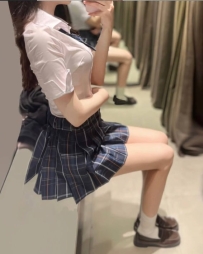 豆豆20歲160D｜校園制服甜妹皮膚白滑，聲音會勾人，互動甜又很聽氣氛